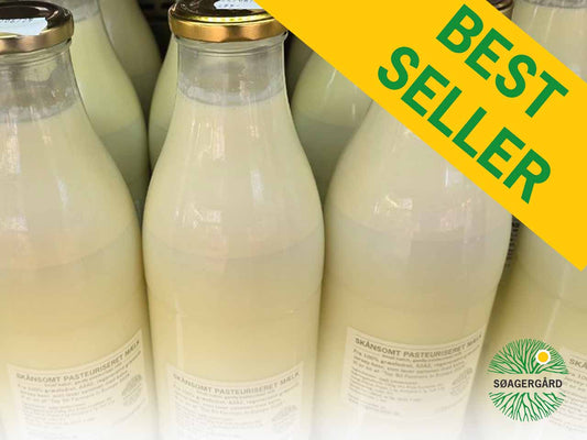 Gently pasteurised milk (A2A2, grass-fed)