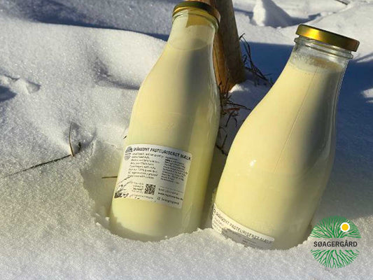 Skånsomt pasteuriseret mælk (A2A2, græsfodret)