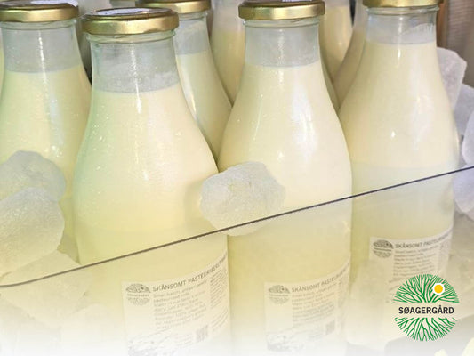 Skånsomt pasteuriseret mælk (A2A2, græsfodret)